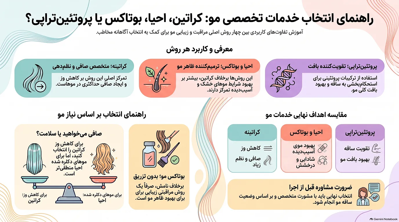 راهنمای انتخاب خدمات تخصصی مو