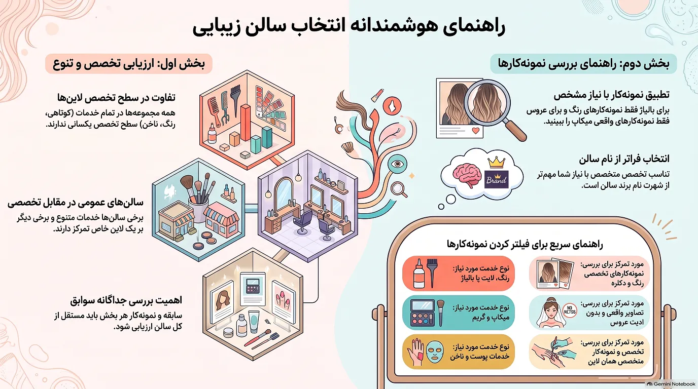 راهنمای انتخاب بهترین سالن زیبایی در تهران